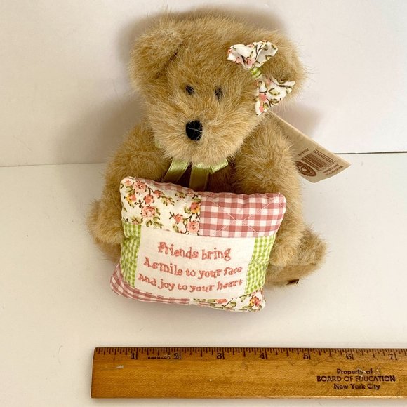 Ida Goodfriend Boyds Bears Plush Thinkin of Ya Series Holding Pillow With Tags - Picture 12 of 15